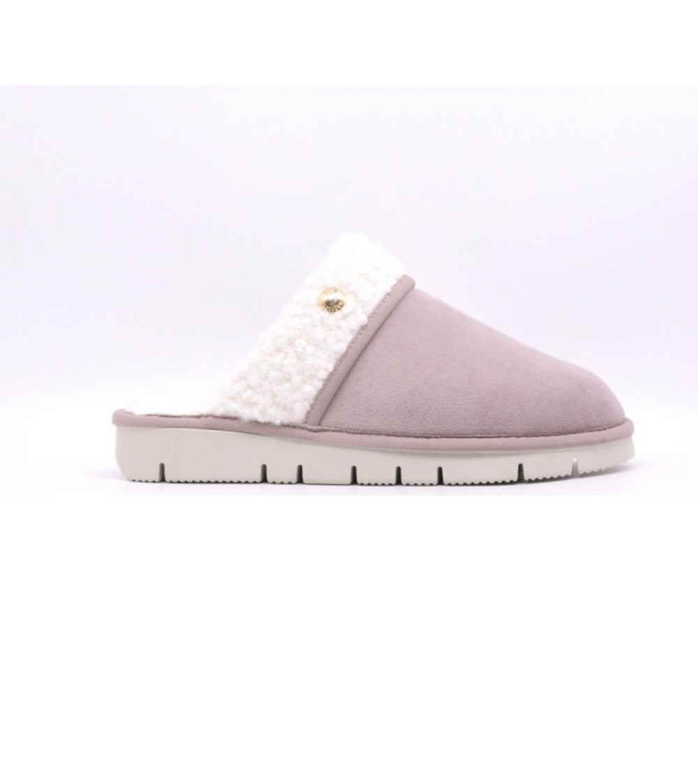 Grunland Ciabatta Zeppa Media fascia Eco Lanetta Taupe