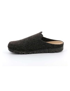 Grunland Ciabatta Vegan Sabot Liscio Feltro Testa di Moro