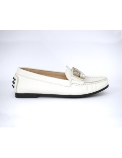 Triver Flight Mocassino Donna Car Shoe Accessorio Pelle Ghiaccio