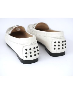 Triver Flight Mocassino Donna Car Shoe Accessorio Pelle Ghiaccio