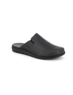 Grunland Ciabatta Uomo Sabot Tutto Pelle Nero