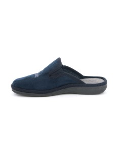 Grunland Ciabatta Uomo Alcantara Feltro Scudetto Blu