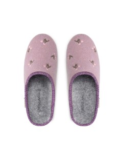 Grunland Ciabatta Donna con Plantare Estraibile Fiorellini Malva