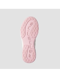 Fornarina Sneakers Platform Tessuto e Camoscio Rosa Fuxia