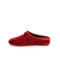 Grunland Ciabattina Cerimonia Fiocco Morbido Velluto Rosso