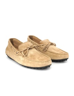 Rossano Bisconti Mocassino Vela Laccio Car Shoe Tabacco