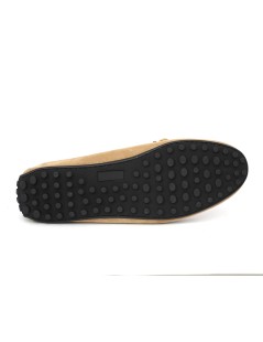 Rossano Bisconti Mocassino Vela Laccio Car Shoe Tabacco