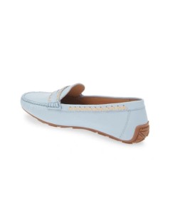 The Flexx Ralf Mocassino Basso Tubolare Impunture Nappa Cielo