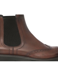 Franco Fedele Beatles Coda di Rondine Pelle sfumata Marrone Bordeaux