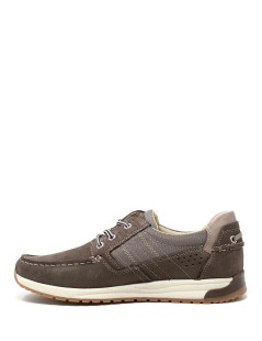 Valleverde Stringata Vela Plantare Estraibile Camoscio Tessuto Talpa