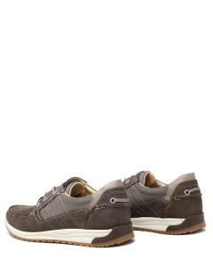 Valleverde Stringata Vela Plantare Estraibile Camoscio Tessuto Talpa