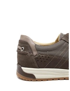 Valleverde Stringata Vela Plantare Estraibile Camoscio Tessuto Talpa