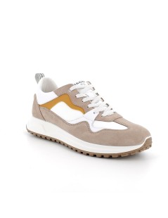 IGI &Co Sneakers Fondo Chiaro Dettagli Camoscio Pelle Beige