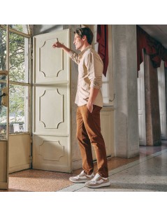 IGI &Co Sneakers Fondo Chiaro Dettagli Camoscio Pelle Beige