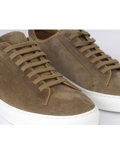 Rossano Bisconti Sneakers Cassetta Camoscio Profilato Antilope
