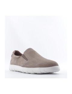 Valleverde Mocassino Slipon Linguetta Intrecciata Fondo Chiaro Talpa