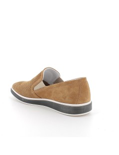 IGI &Co Mocassino Slipon Traforato Elastici Camoscio Cuoio