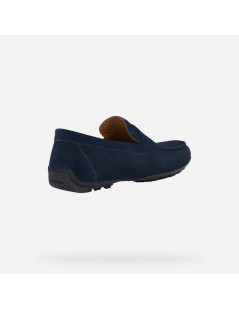 Geox Kosmopolis Mocassino Uomo Vaschetta Camoscio Blu