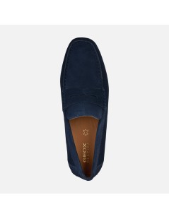 Geox Kosmopolis Mocassino Uomo Vaschetta Camoscio Blu