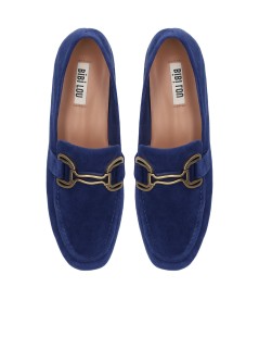 Bibi Lou Zagreb II Mocassino Vaschetta Morsetto Camoscio Blu