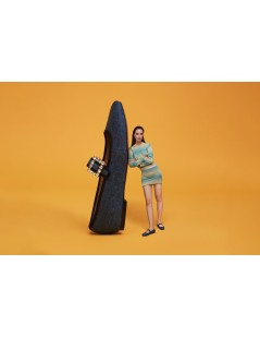 Bibi Lou Adina Bebè Ballerina Fibbia Strass Regolabile Denim Blu