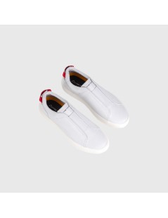 Ambitious Eclipse Slipon Cassetta Elastico Centrale Bianco Rosso