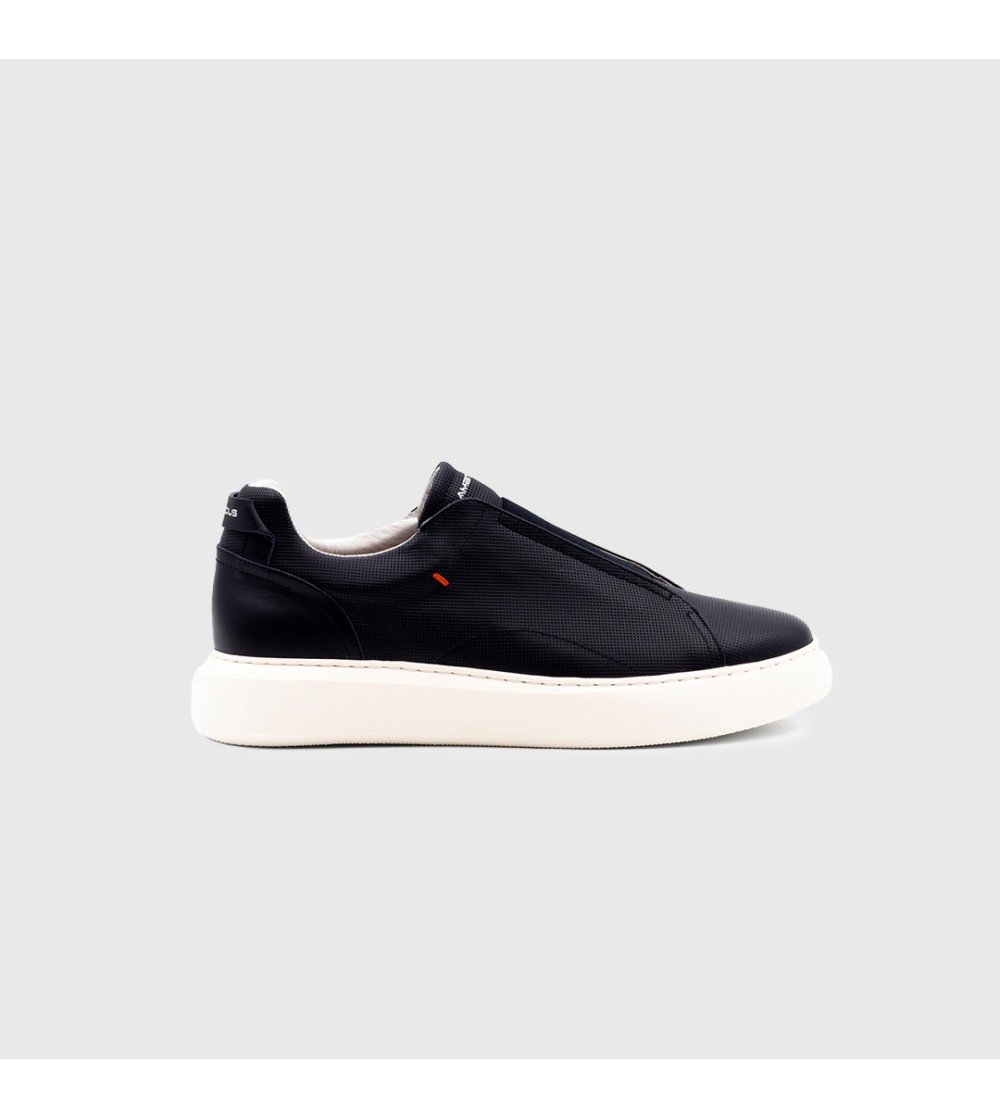 Ambitious Eclipse Slipon Cassetta Elastico Centrale Navy Arancio