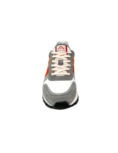 Ambitious Sneakers Balance Silky Inserti Tessuto Grigio Arancio