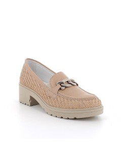 IGI &Co Mocassi Intrecciato Vaschetta Cucita Catena Castoro