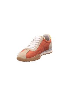 Ambitious Sneakers Uomo Fondo Riporto Laterale Tessuto Beige Arancio