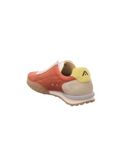 Ambitious Sneakers Uomo Fondo Riporto Laterale Tessuto Beige Arancio