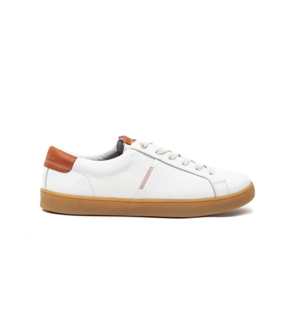 Ambitious Sneakers Cassetta Basso Nappa Bianco Mattone