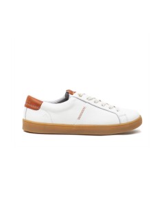 Ambitious Sneakers Cassetta Basso Nappa Bianco Mattone