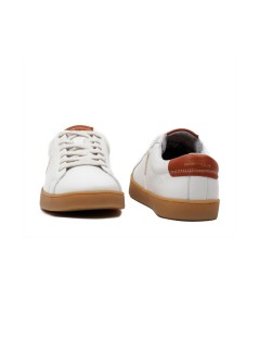 Ambitious Sneakers Cassetta Basso Nappa Bianco Mattone