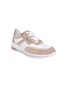 Ara Shoes Sneakers Donna Zeppa Media 2 Zip Sabbia Platino