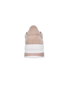 Ara Shoes Sneakers Donna Zeppa Media 2 Zip Sabbia Platino
