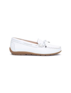 Ara Shoes Mocassino Donna Car Shoe Laccetto Nappa Bianco