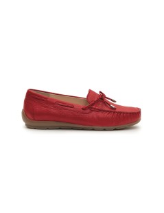 Ara Shoes Mocassino Donna Car Shoe Laccetto Nappa Rosso