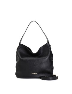 CAFèNOIR Shopper Zip Tasca Retro Tracolla Nero