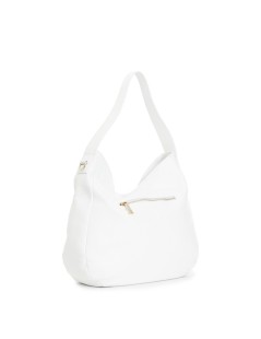 CAFèNOIR Shopper Zip Tasca Retro Tracolla Bianco