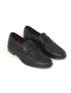 Rogal's Mocassino Slim Vaschetta e Morsetto Nappa Blu