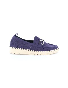 Grunland Mocassino Slip-on Traforato Vaschetta Accessorio Blu