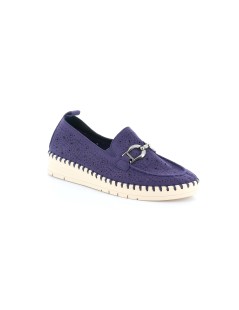 Grunland Mocassino Slip-on Traforato Vaschetta Accessorio Blu