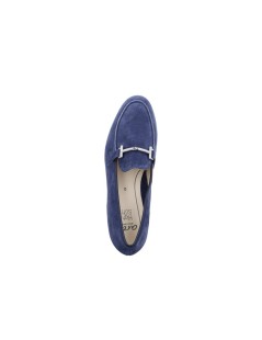 Ara Shoes Mocassino Tacco Basso Morsetto Camoscio Blu
