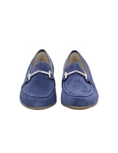 Ara Shoes Mocassino Tacco Basso Morsetto Camoscio Blu