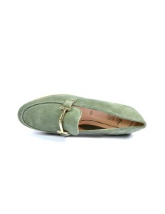 Ara Shoes Mocassino Tacco Basso Morsetto Camoscio Kaky