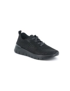 Grunland Sneakers Traforate Decori Tagli Laser Nero