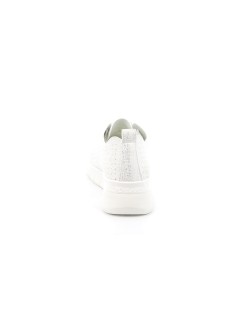 Grunland Sneakers Traforati Decori Laser Bianco Argento