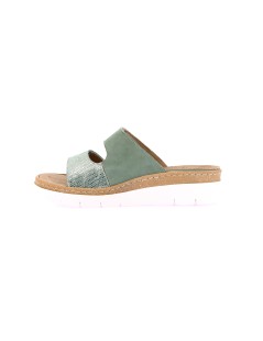 Grunland Ciabatta Doppio Velcro Plantare Estraibile Salvia