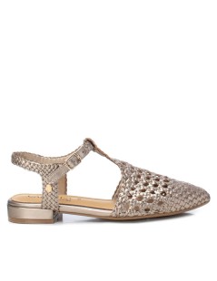 Carmela Slingback Punta Braccialetto Pelle intrecciata Piombo